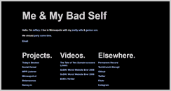 Desktop Screenshot of meandmybadself.com